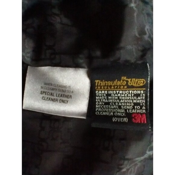 Wilson Leather Pelle Jacket Blk Thinsulate  Removable Lining  *SEE MEASUREMENTS! - Picture 8 of 14